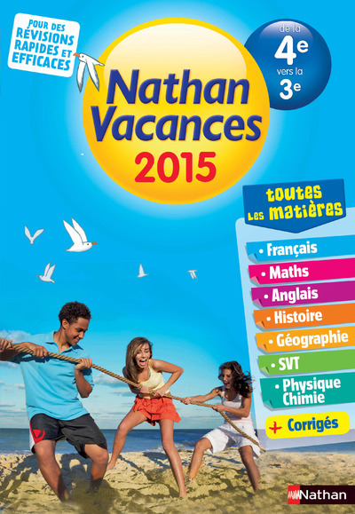 Kniha Cahier de Vacances 2015 Toutes les matières de la 4e vers la 3e Florence Cadier