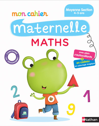 Carte Mon cahier maternelle Maths MS Mariana Vidal