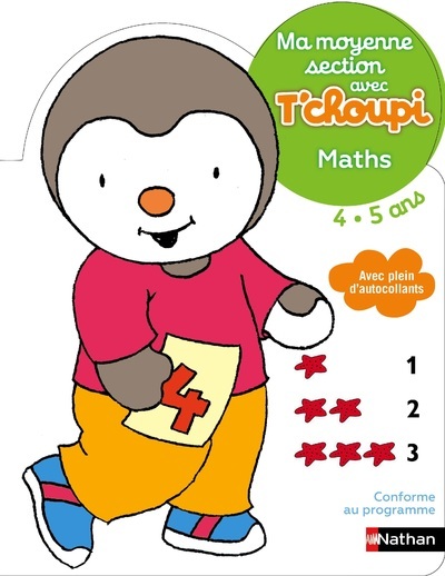 Knjiga Avec T'choupi Maths MS Thierry Courtin