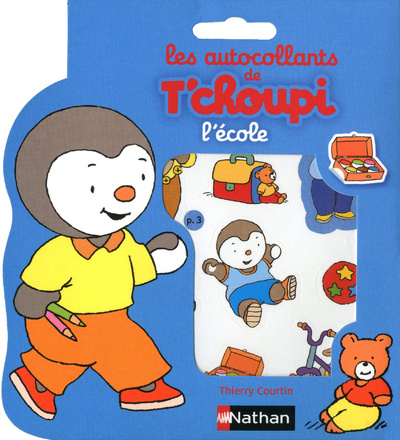 Könyv Les Autocollants de T'Choupi: l'école 