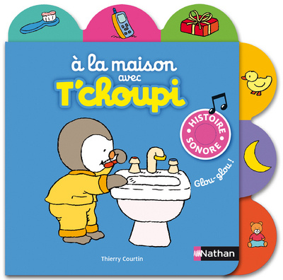 Knjiga A la maison avec T'choupi 