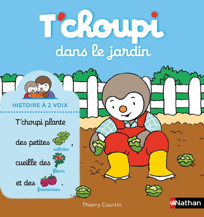 Könyv T'choupi dans le jardin Thierry Courtin