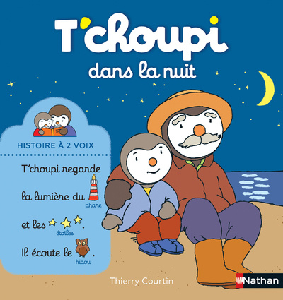 Książka T'choupi dans la nuit Thierry Courtin