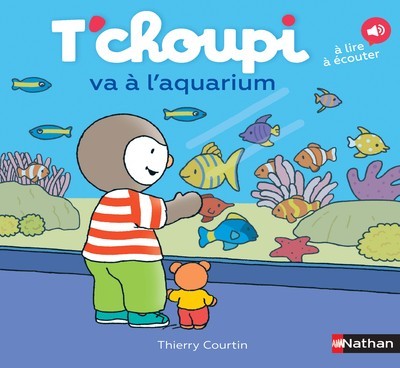 Knjiga T'choupi va à l'aquarium 