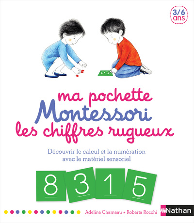 Kniha Ma pochette Montessori Les chiffres rugueux Adeline Charneau
