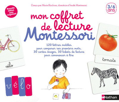 Kniha Mon coffret Montessori lecture Marie Kirchner