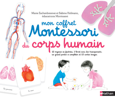 Carte Mon coffret Montessori du corps humain Sabine Hofmann