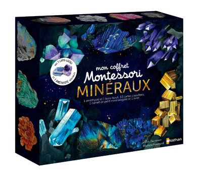 Carte Mon coffret Montessori des minéraux Ève Herrmann