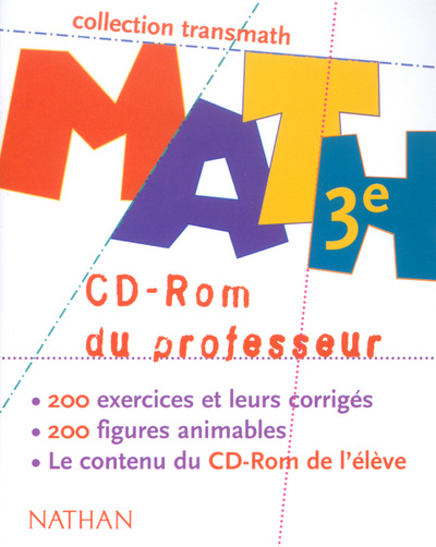 Digital TRANSMATH 3E CDROM PROFESSEUR Philippe Séres