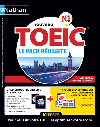 Książka Le pack réussite TOEIC - Livre + Livret + 1 carte avec clé d'activation (VOIE EXPRESS) 2018 Serena Murdoch-Stern