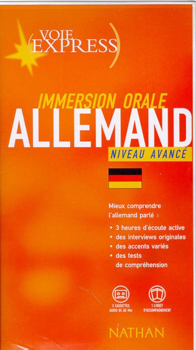 Книга VOIE EXPRESS IMMERSION ORALE ALLEMAND AVANCE 