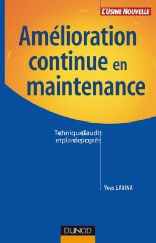 Kniha Amélioration continue en maintenance - Techniques d'audit et plan de progrès Yves Lavina