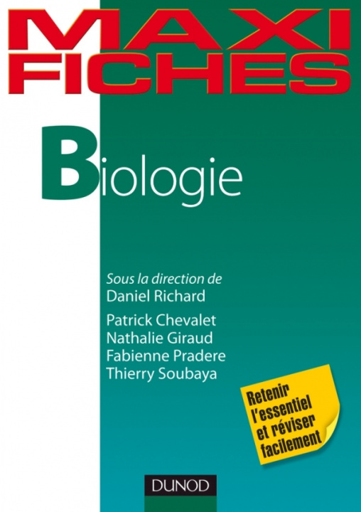 Könyv Maxi fiches de Biologie Patrick Chevalet