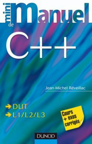 Carte Mini manuel de C++ Jean-Michel Réveillac