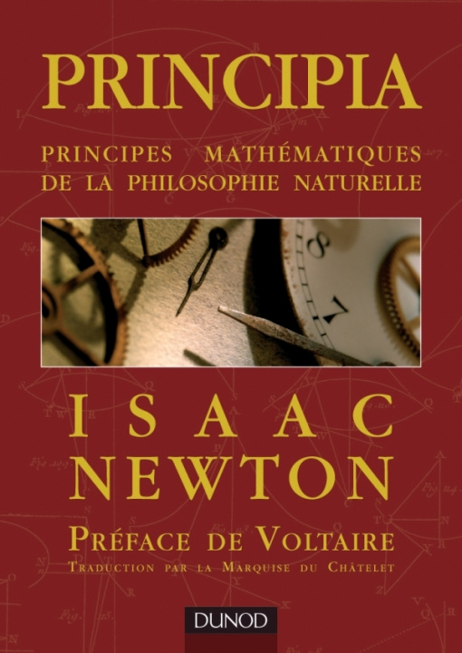 Carte Principia - Principes mathématiques de la philosophie naturelle Isaac Newton