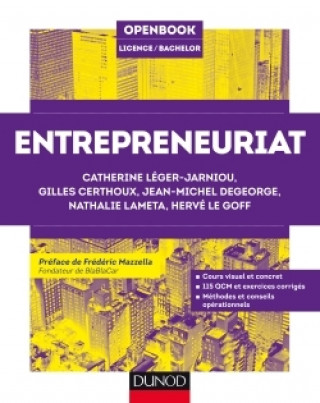 Boek Entrepreneuriat Catherine Léger-Jarniou