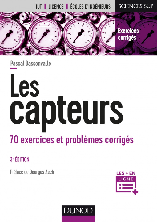 Książka Les capteurs - 3e éd. - 70 exercices et problèmes corrigés Pascal Dassonvalle