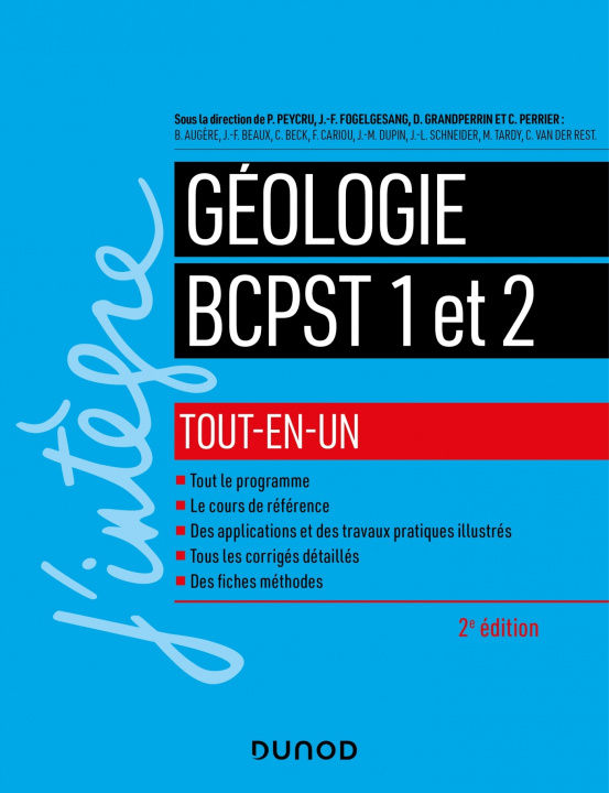 Książka Géologie tout-en-un BCPST 1re et 2e années - 2e éd. Pierre Peycru