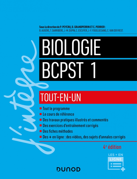 Könyv Biologie tout-en-un BCPST 1re année - 4e éd. Bernard Augère