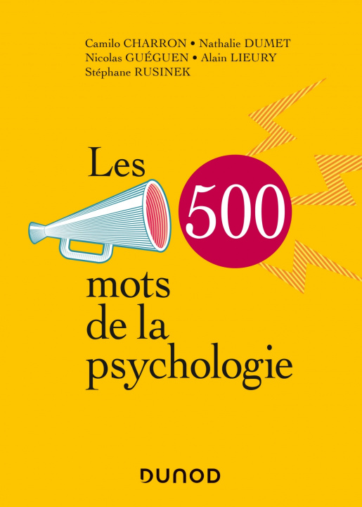 Kniha Les 500 mots de la psychologie Camilo Charron
