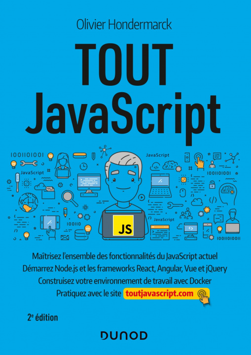Carte Tout JavaScript - 2e éd. Olivier Hondermarck