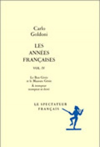 Knjiga Les Années françaises, Tome 1 Goldoni