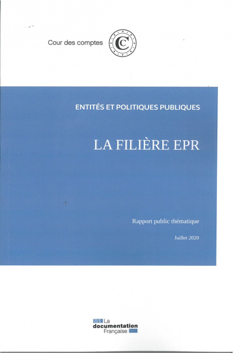 Kniha La filière EPR COUR DES COMPTES