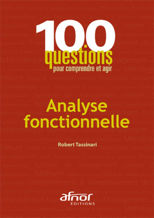 Könyv Analyse fonctionnelle Tassinari