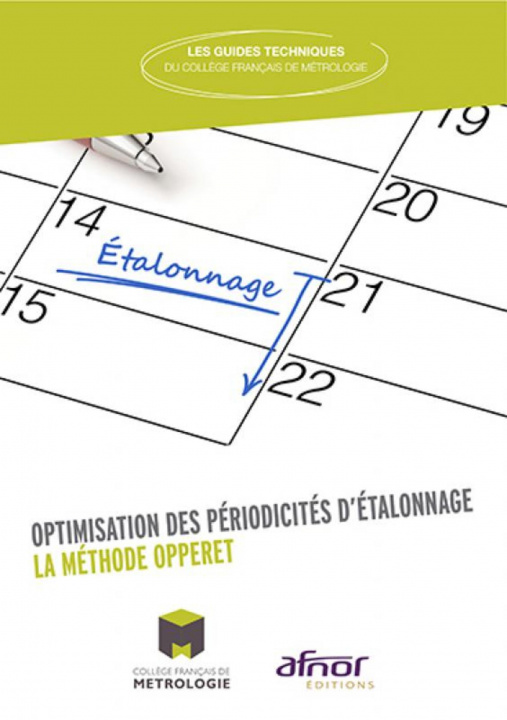 Kniha Optimisation des périodicités d'étalonnage CFM (Collège Français de Métrologie)