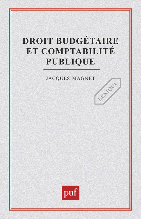 Könyv Lexique / droit budgétaire et comptabilité publique Magnet