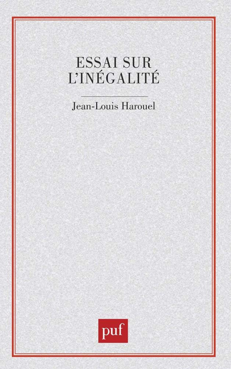 Kniha Essai sur l'inégalité Harouel