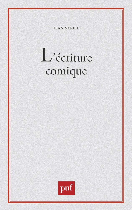 Knjiga L'écriture comique Sareil