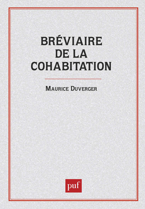 Könyv Bréviaire de la cohabitation 