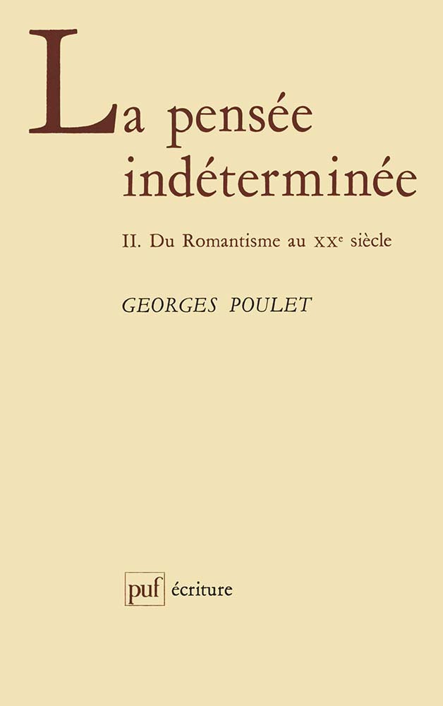 Kniha La pensée indeterminée (2) Poulet