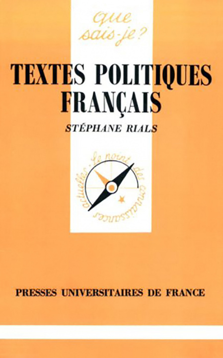 Kniha Textes politiques français Rials