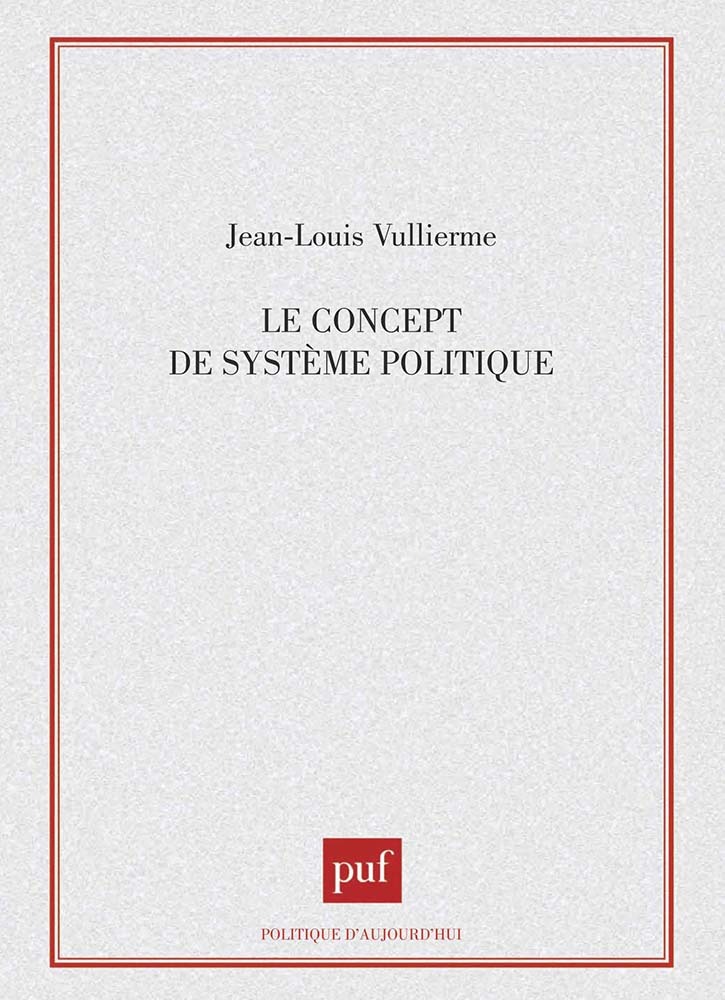 Knjiga Le concept de système politique 