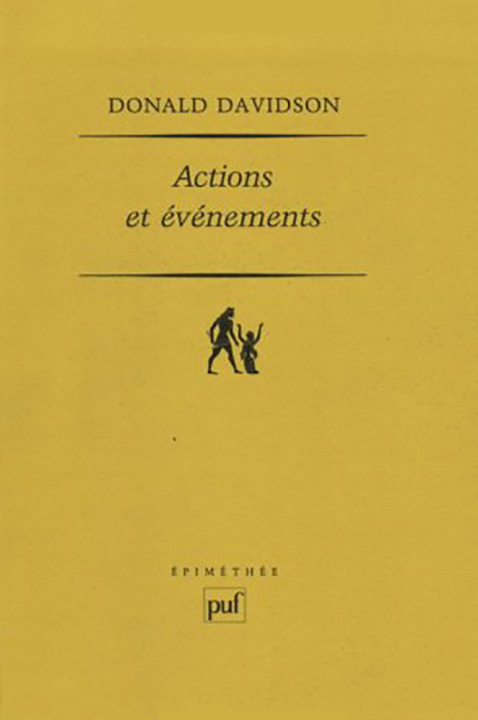 Knjiga Actions et événements Davidson