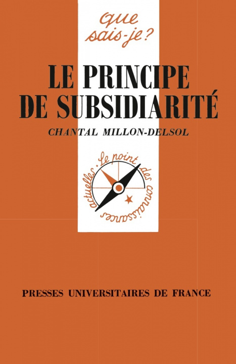 Kniha Le principe de subsidiarité Delsol