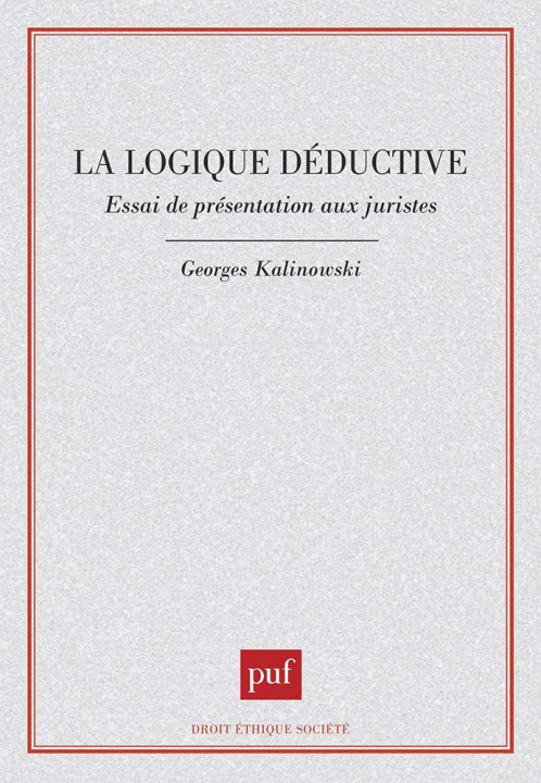 Buch La Logique déductive Kalinowski