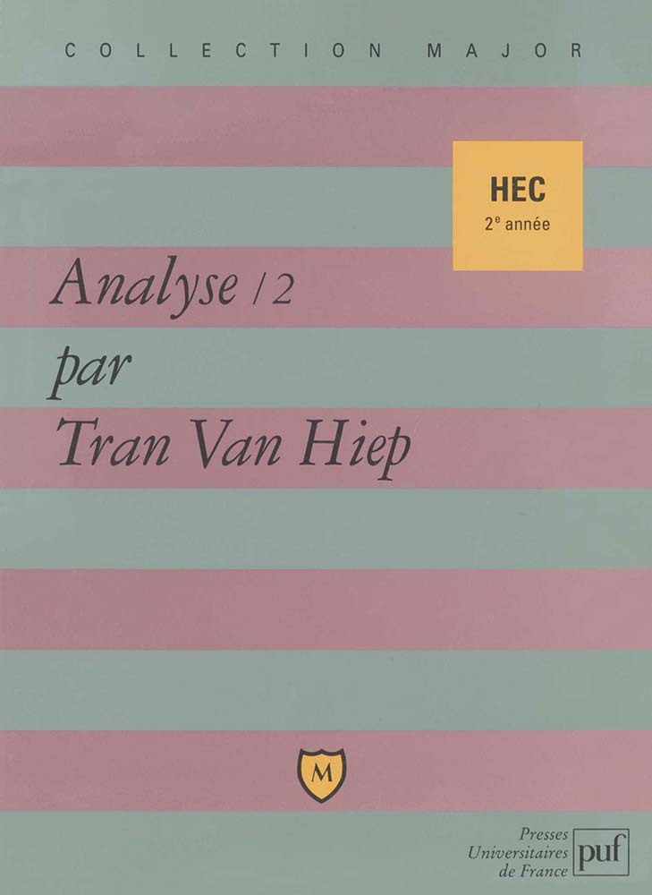 Knjiga Analyse 2 Tran van hiep