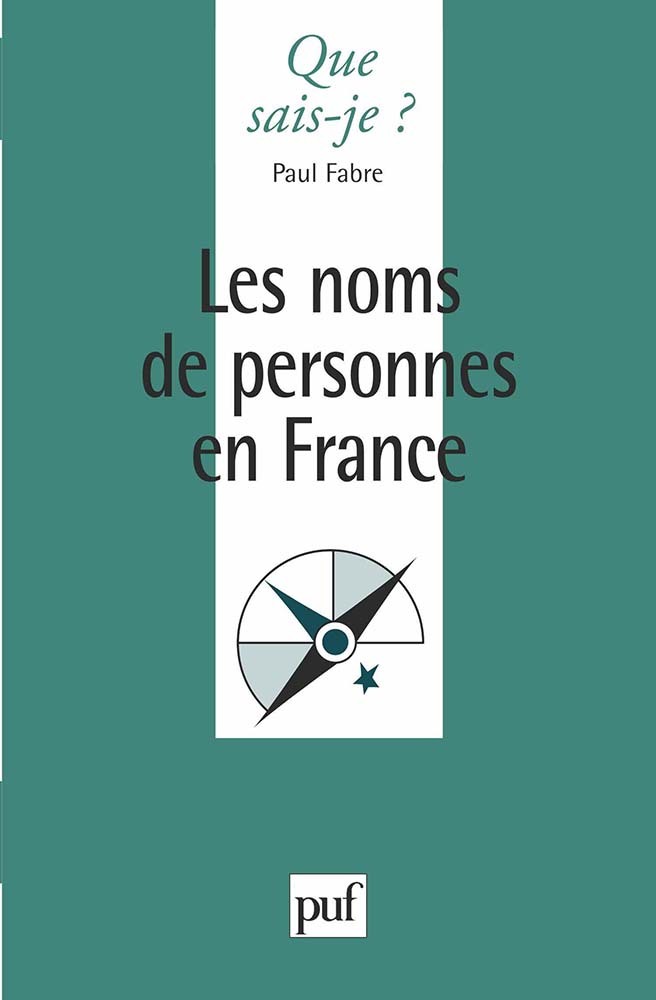 Kniha Les noms de personnes en France Fabre