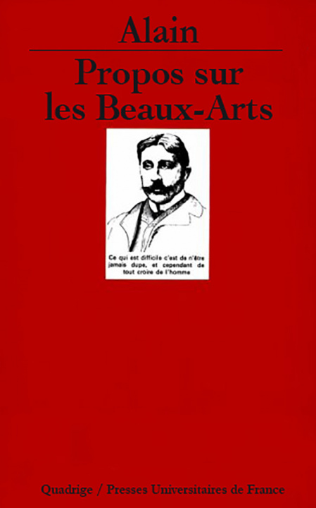 Kniha Propos sur les Beaux-Arts Alain