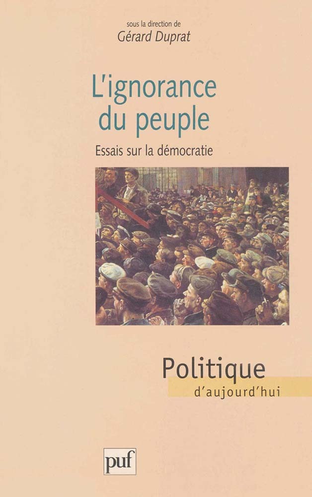 Book L'ignorance du peuple Duprat