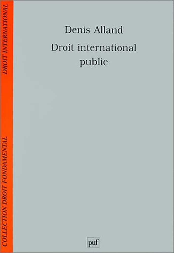 Книга Droit international public Alland