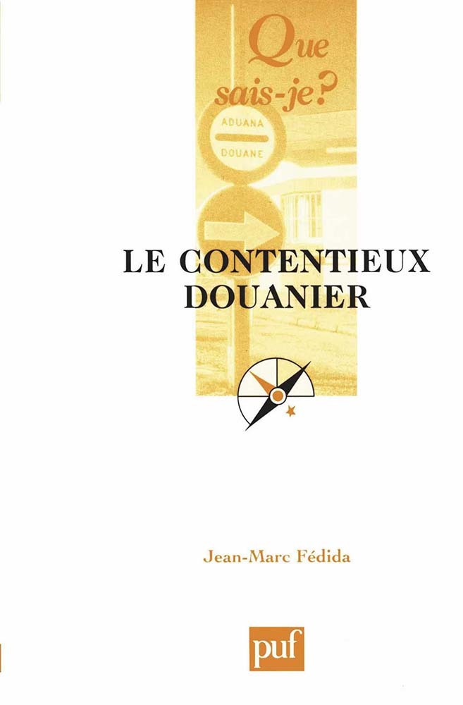 Book Le contentieux douanier Fédida