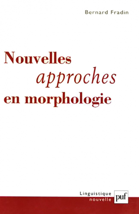 Carte Nouvelles approches en morphologie Fradin