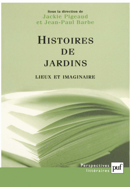 Kniha Histoires de jardins Barbe