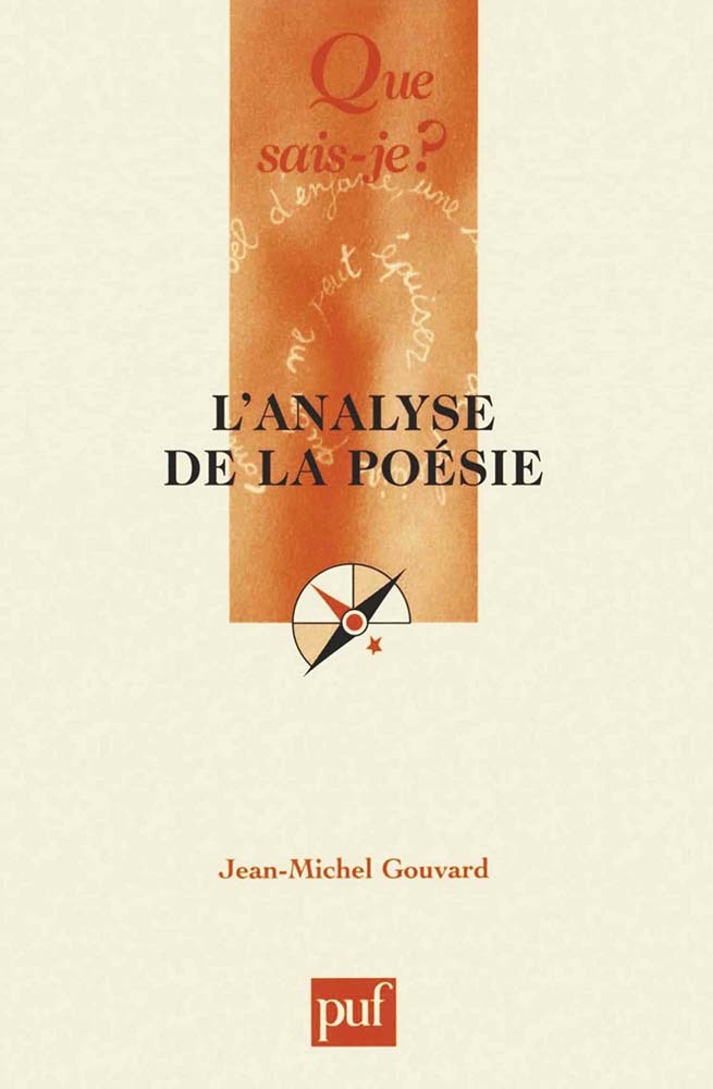 Kniha L'analyse de la poésie Gouvard