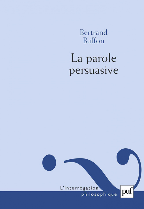 Kniha La parole persuasive Buffon