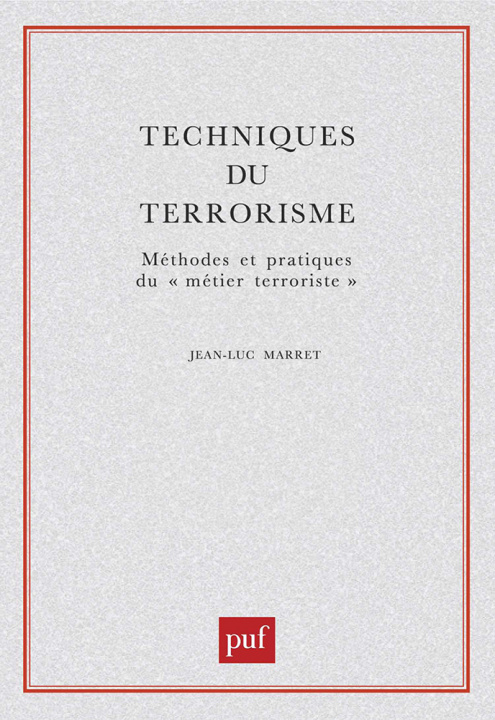 Book Techniques du terrorisme Marret